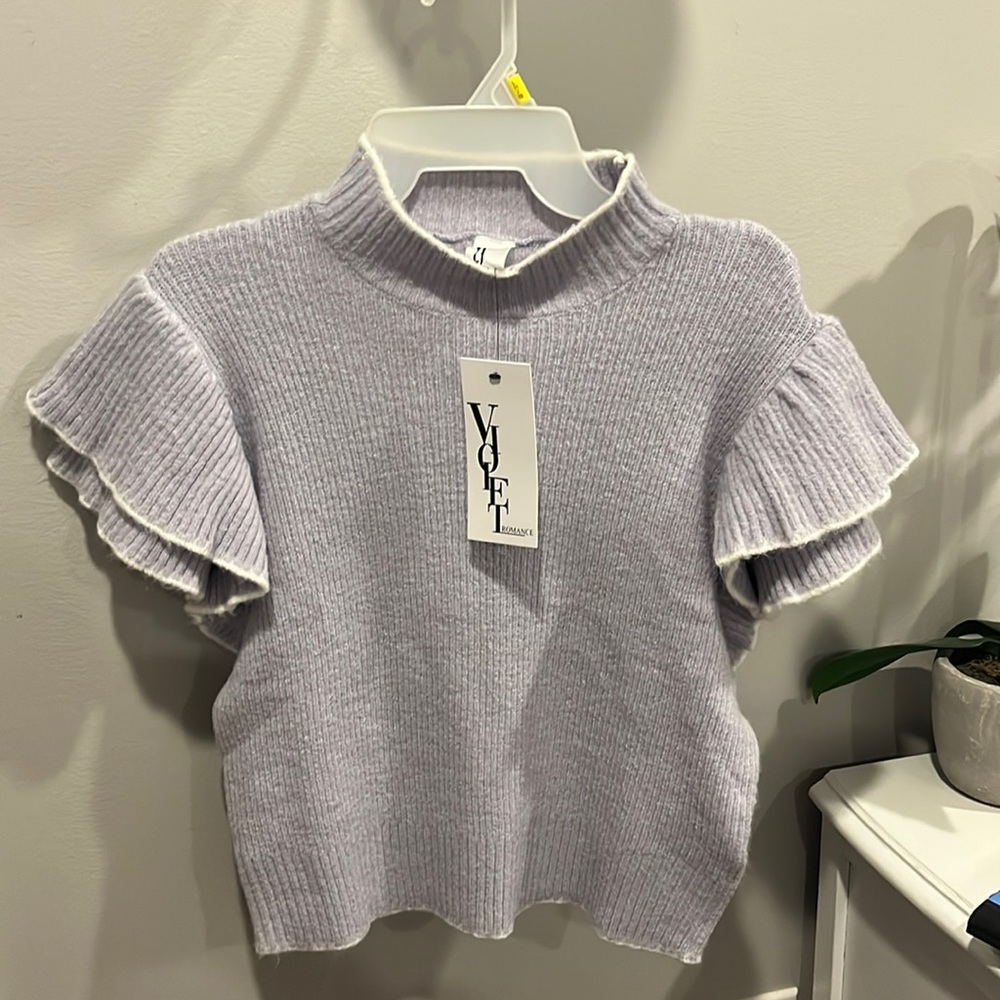 Violet Romance blouse
